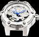 Invicta Mens Speedway Bolt Dragon NH35A Automatic Silver Black Strap Watch 25776