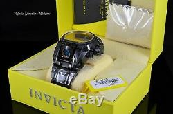 Invicta Reserve 52mm Bolt Zeus TINTED CRYSTAL BLACK MAGNUM Dual Movement Watch