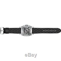 Invicta S1 Rally 15789 Men's Black/Silver-Tone Genuine Leather Chronograph Watch