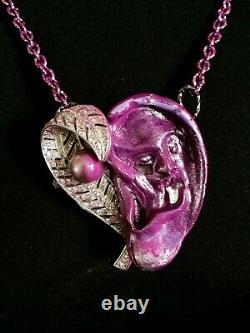 Jewelry woman fashion necklace gothic pendant locket layered lariat witch amulet