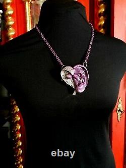 Jewelry woman fashion necklace gothic pendant locket layered lariat witch amulet