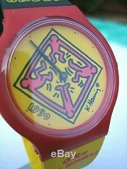 Keith Haring 1990 Watch Brddr Open 24 Hours Brand New-boxed Berlin Wall Open
