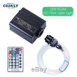 LED Fiber Optic Star Light Ceiling Kit Light 335 strands 4m with 16W RGBW Engine