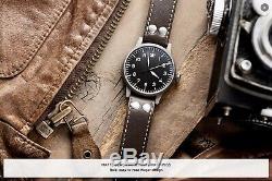 Laco Munster 42mm Type A Flieger Automatic Watch Sapphire Crystal Brand New