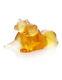 Lalique #10140000 Amber Tambwee Lion Cubs Figure Brand Nib Crystal French Save$$