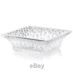 Lalique Crystal Roses Bowl #1101700 Brand Nib Paris Beautiful $500 Off Free Ship