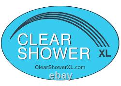 Large Crystal Clear Shower Head Luxury Firm Pressure Rainfall Showerhead NEW