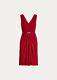 Lauren Ralph Lauren Womens 10 Crystal-Brooch Gathered Jersey Dress NWT $155