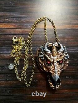 Lucifer talisman gothic necklace goth jewelry amulet pendant satan satanic devil