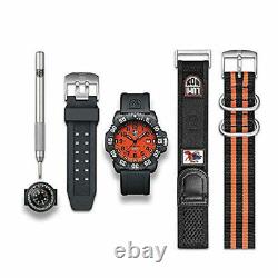 Luminox Men's Scott Cassell Multi Strap Swiss-Made Quartz Watch Set 3059. SET