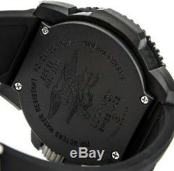 Luminox Men's Watch Navy Seal Colormark Quartz Dive Black Rubber Strap 3053