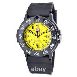 Luminox Men's Watch Original Navy Seal Yellow Dial Black Rubber Strap 3005