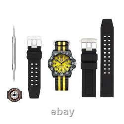 Luminox Men's Watch Set Navy Seal 3950 Series Yellow and Black Strap 3955. SET