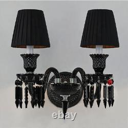 Luxury Wall Lamp Crystal Mirror Front Light Modern Crystal Wall Light Sconce