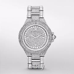 MICHAEL KORS MK5869 Camille Crystal Pave Quartz Stainless Steel Watch