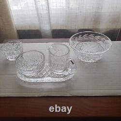 Marked Waterford Crystal Lismore Glandor 5 Pc