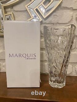 Marquis by Waterford Crystal Rose Garden 10 Vase MINT NEW IN BOX