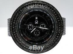 Mens Brand New 57 Mm Kc/Joe Rodeo Techno Com All Black Simulated Diamond Watch