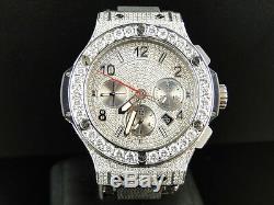 Mens brand new Hublot Big Bang 44mm evolution ceramic band diamond watch 15.95
