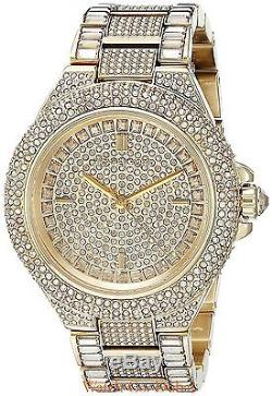 Michael Kors MK5720 Camille Crystal Pave Quartz Stainless Steel Watch