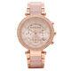 Michael Kors MK5896 Women's Parker Rose Gold Blush Crystal Set Watch