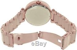 Michael Kors MK6176 Women's Parker Rose-Gold Stainless-Steel Crystal Logo Watch