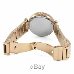 Michael Kors Parker Mk5865 Womens Rose Gold Watch Crystals Bnib With Tags