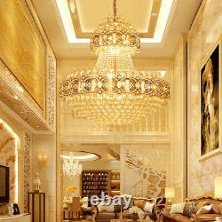 Modern Style Crystal Ceiling Light Chandelier Luxury Pendant Lamp Living Room