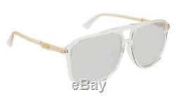NEW Gucci Urban GG 0262SA Sunglasses 006 Crystal 100% AUTHENTIC