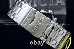 NEW Invicta Men Pro Diver Scuba 48MM Silver Dial Chronograph S. S Bracelet Watch