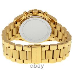 NEW Michael Kors MK5605 Bradshaw Gold Tone Chronograph Unisex Wrist Watch