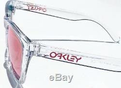 NEW Oakley Frogskins Clear Crystal w TORCH Iridium Sunglass oo9013