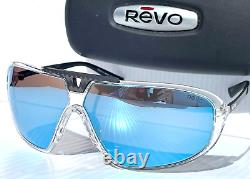 NEW Revo FREESTYLE Shiny Crystal Clear POLARIZED Blue Lens Sunglass 1183 09 BLP