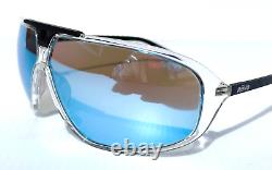 NEW Revo FREESTYLE Shiny Crystal Clear POLARIZED Blue Lens Sunglass 1183 09 BLP