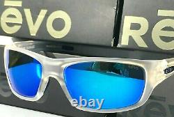 NEW Revo JASPER Clear Matte POLARIZED Blue Crystal Glass Sunglasses 1111 09 H2O