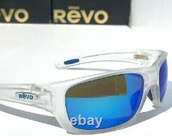 NEW Revo JASPER Clear Matte POLARIZED Blue Crystal Glass Sunglasses 1111 09 H2O