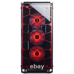 NEW SEALED Corsair Crystal SeriesT 570X RGB ATX Mid-Tower Case Red