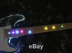 NEW Style Starshine Strat Acrylic LED Light Electric Guitar Crystal guitar