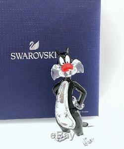 NEW Swarovski Brand Crystal Looney Tunes Figurine Sylvester Cat Display 5470345