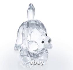 NIB Authentic Swarovski Labrador Puppy Playing Crystal Clear Figurine #5408608