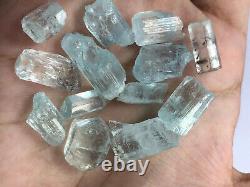 Natural Aquamarine Rough Crystals lot from Skardu Pakistan 130ct