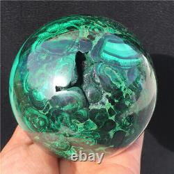 Natural peacock stone crystal ball quartz crystal ball sample reiki healing1.2kg