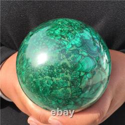 Natural peacock stone crystal ball quartz crystal ball sample reiki healing1.7kg