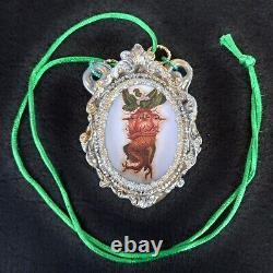 Necklace protective talisman magic pendant wicca mandrake witchcraft love health