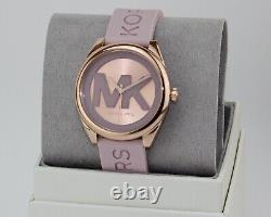New Authentic Michael Kors Runway Janelle Rose Gold Pink Mk Women's Mk7139 Watch