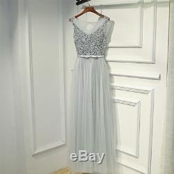 New Beach Wedding Dresses Luxury Crystal Beaded Boho Bridal Gowns custom size