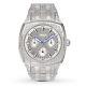 New Bulova 96C002 Stainless Steel Crystal Day-Date Men's Watch