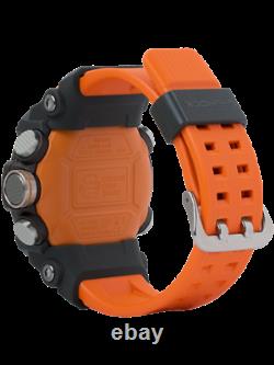 New Casio G-Shock Mudmaster Carbon Core Guard Orange Strap Mens Watch GGB100-1A9