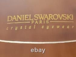-New Daniel Swarovski Crystal, 23k Gp, Rimless Eyeglasses $1,200
