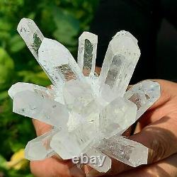 New Find White Clear Quartz Crystal Cluster Mineral Specimen Healing